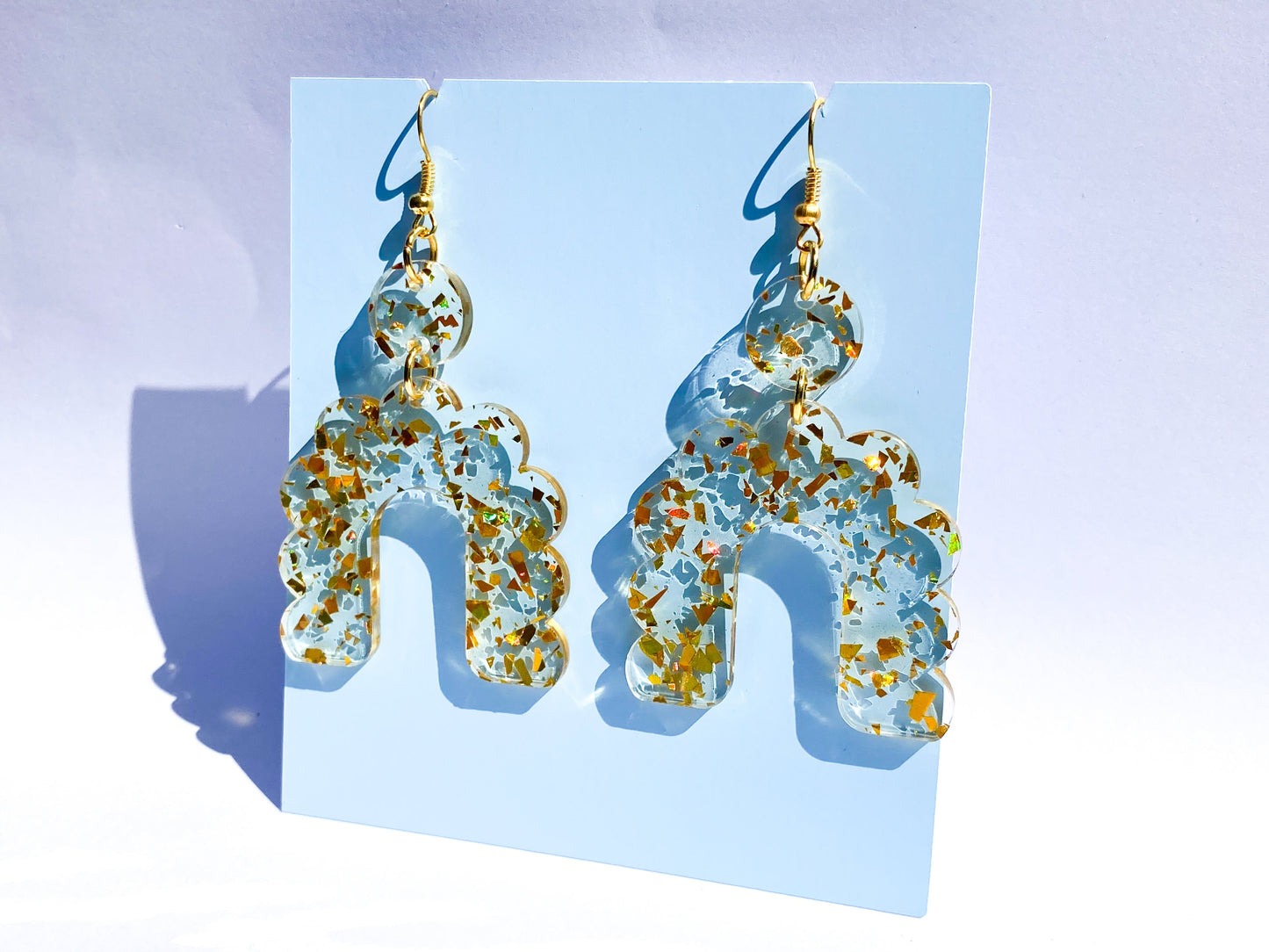 Arch Scallop Laser Cut Earrings Digital Download