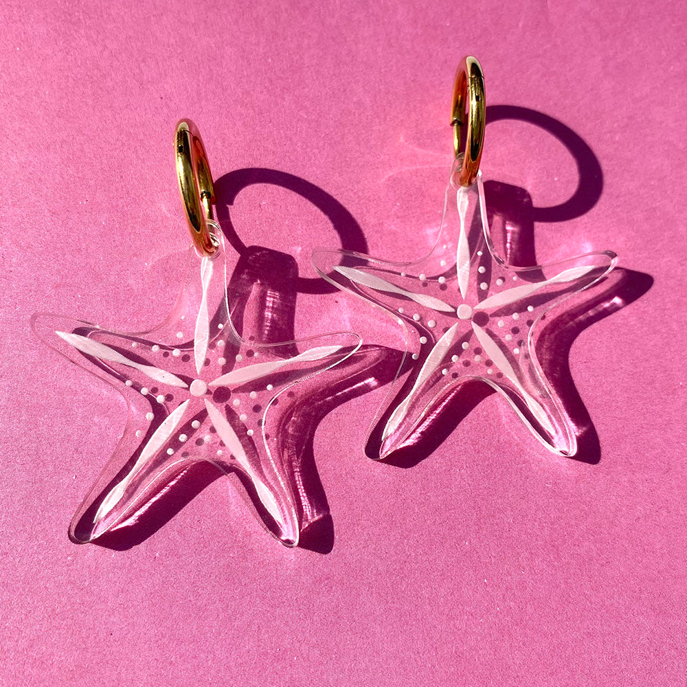 Clear Acrylic Earrings