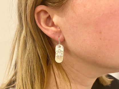 Laser Cut Design Earrings Festive Christmas Snowflake Winter SVG File