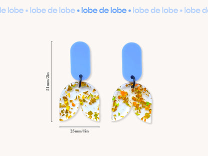 Boho Tulip Laser Cut Earrings Digital Download