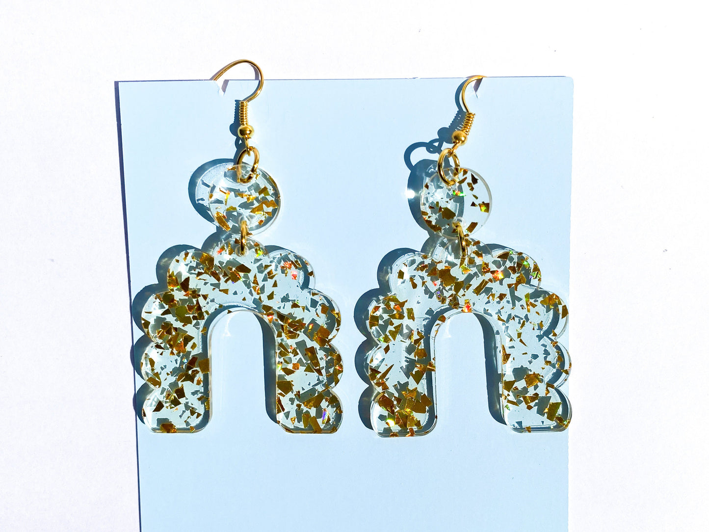 Arch Scallop Laser Cut Earrings Digital Download