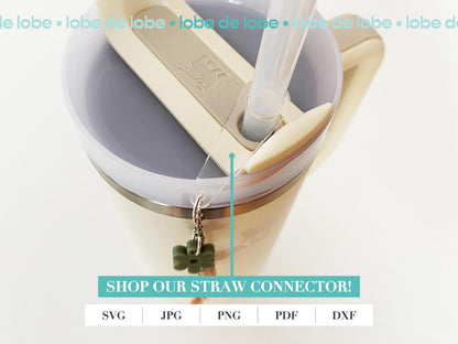 Christmas Holiday Festive Tumbler Laser Cut Charms