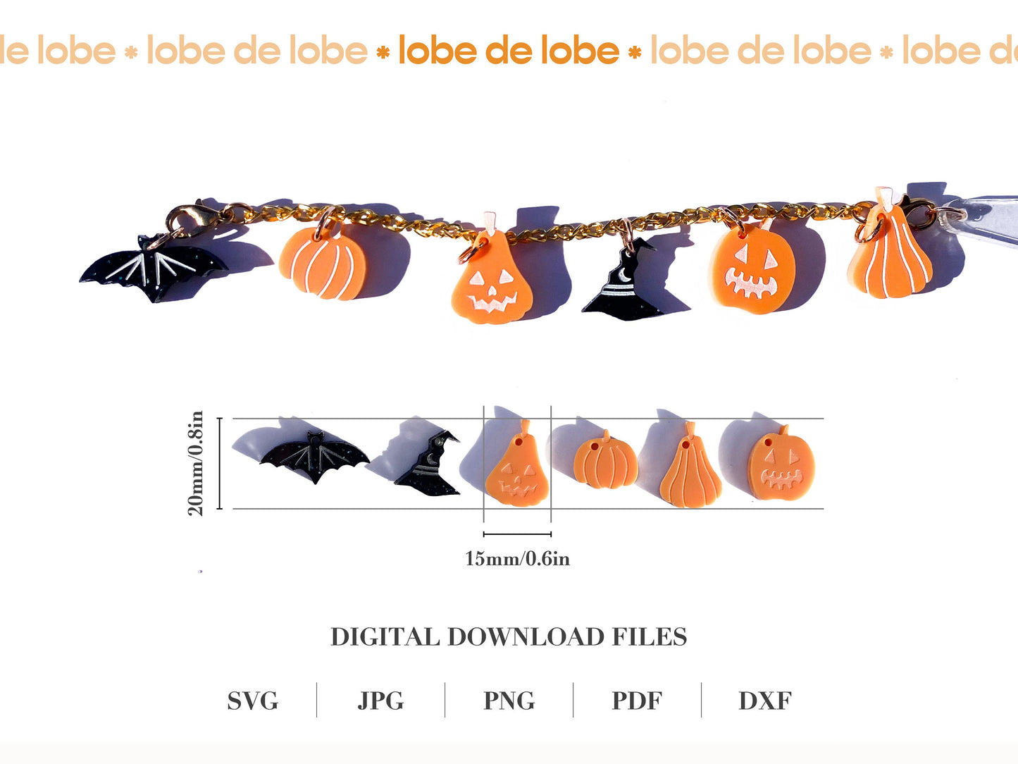 Stanley Tumbler Halloween Charms Bundle Digital Files