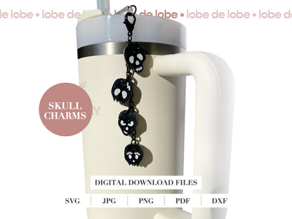 Stanley Tumbler Halloween Charms Bundle Digital Files