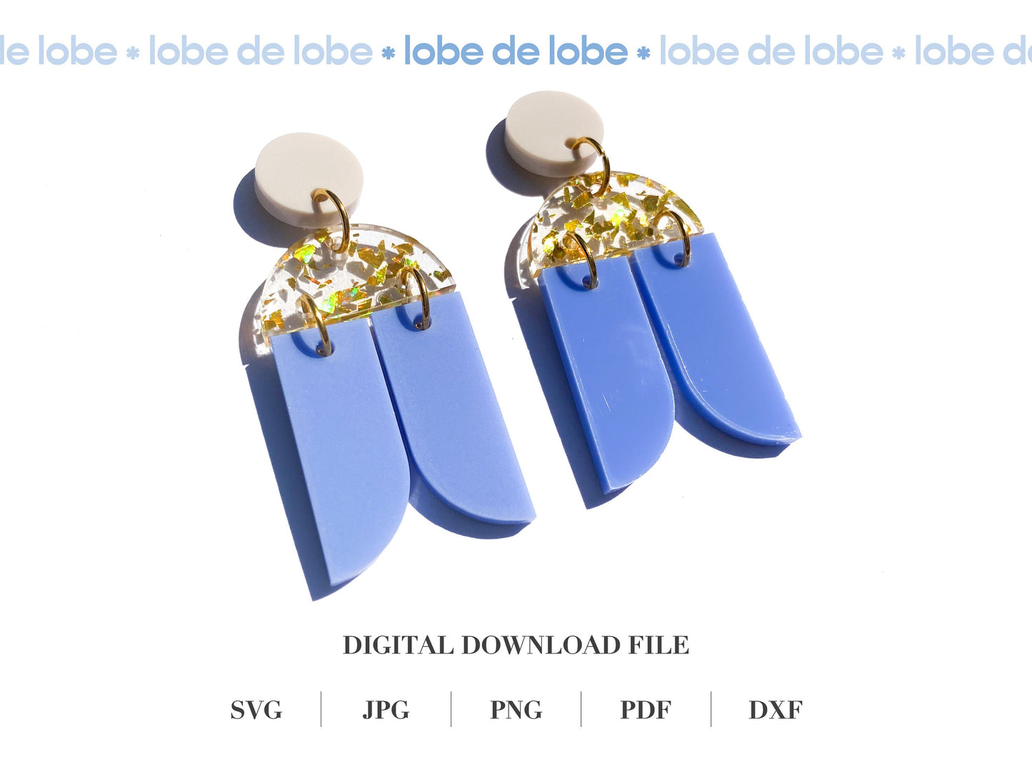 Boho Dangle and Drop Earring Laser Cut SVG file