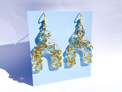 Arch Scallop Laser Cut Earrings Digital Download