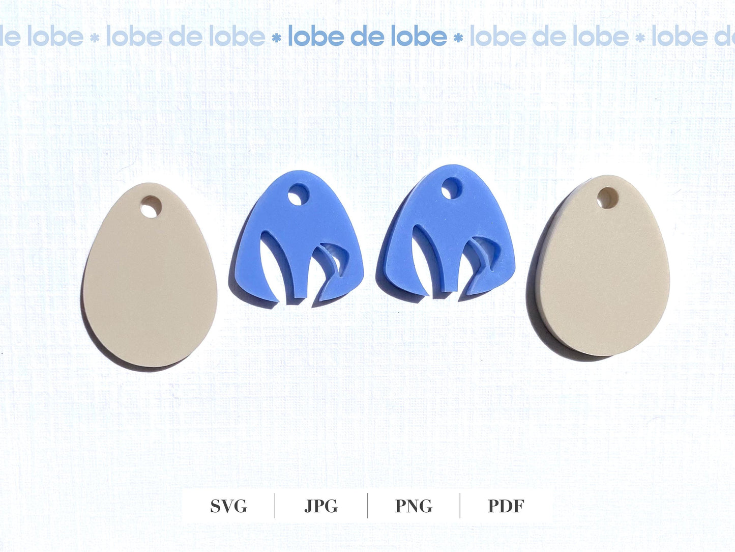 Easter Bundle Laser Engraved Earrings Digital Download