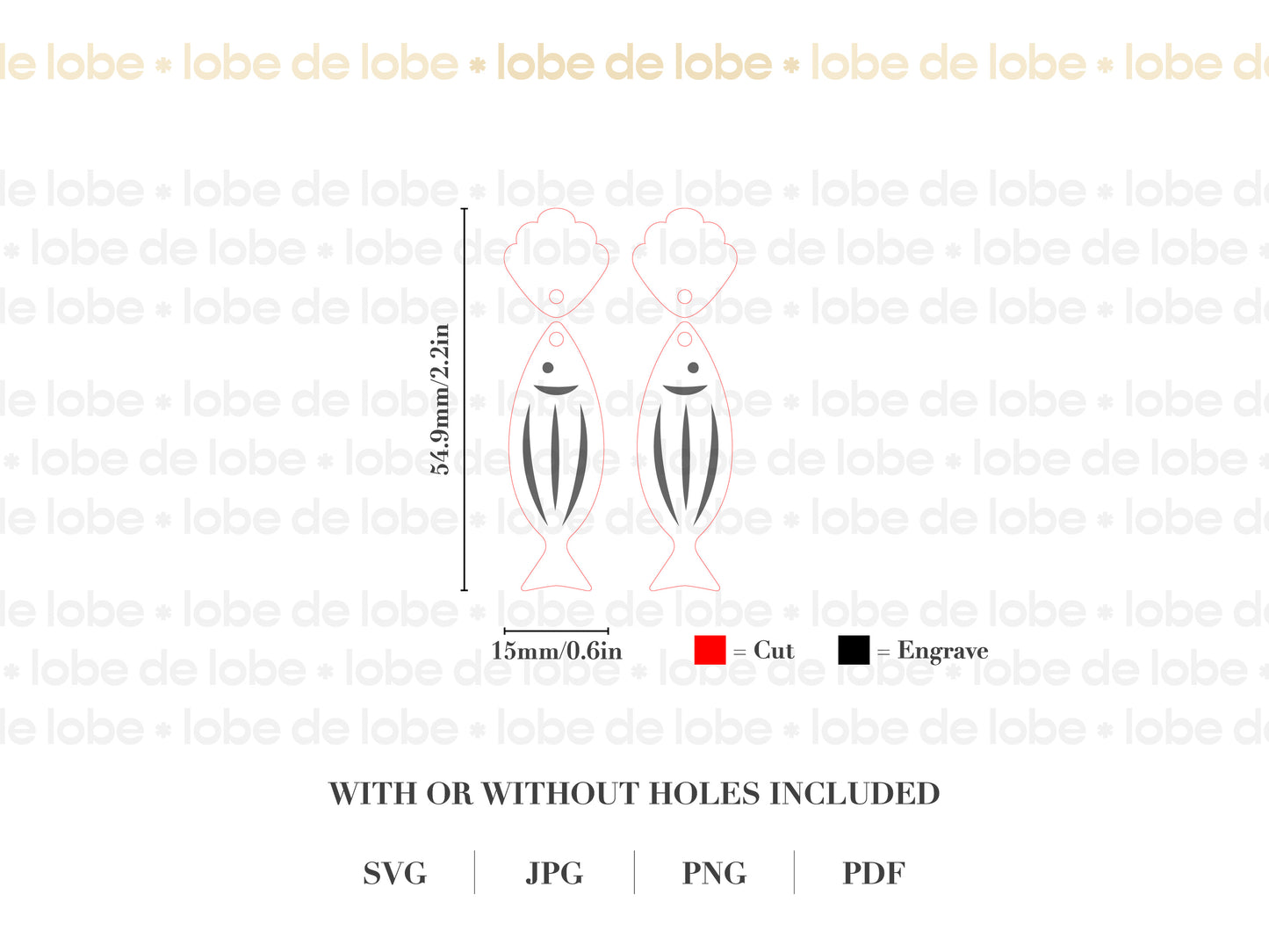 Summer Beach Coastal Bundle Laser Engraved Earrings Digital Download