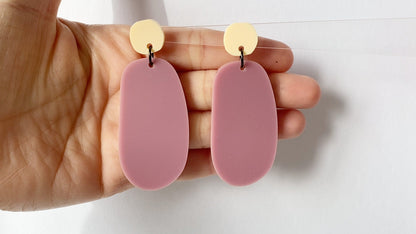 Trendy Pebble Earring Digital Download File