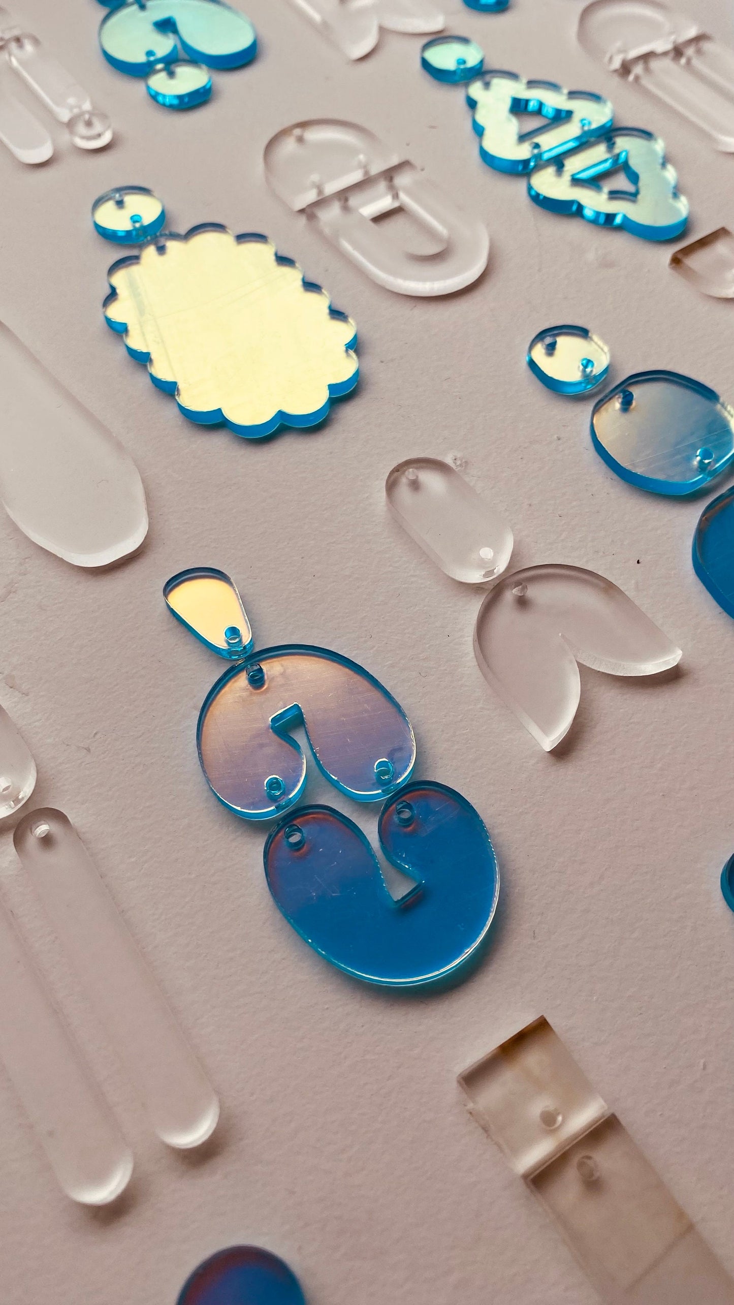 Boho Tulip Laser Cut Earrings Digital Download