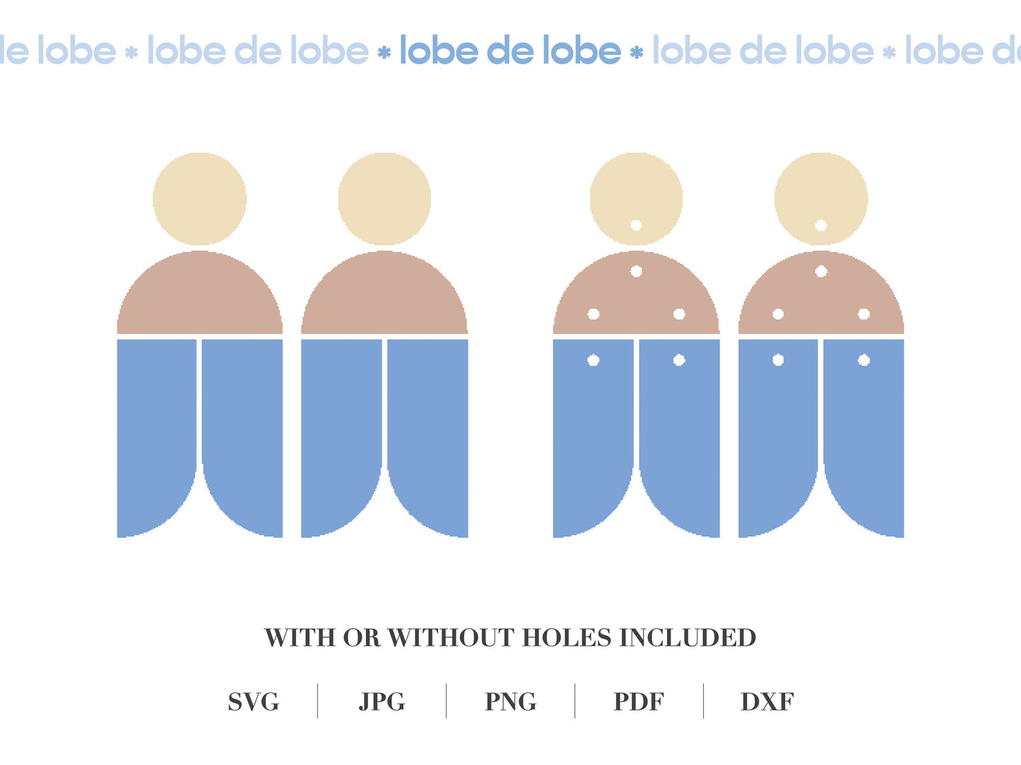 Boho Dangle and Drop Earring Laser Cut SVG file