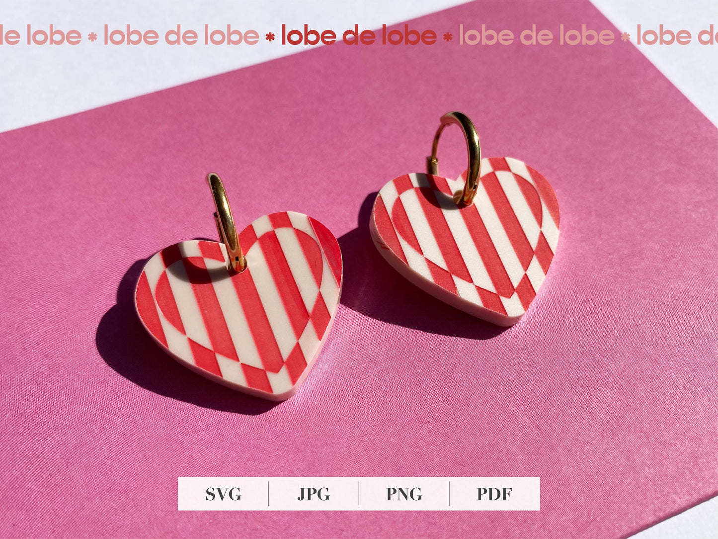 Valentines Love Heart Bundle Laser Engraved Earrings Digital Download