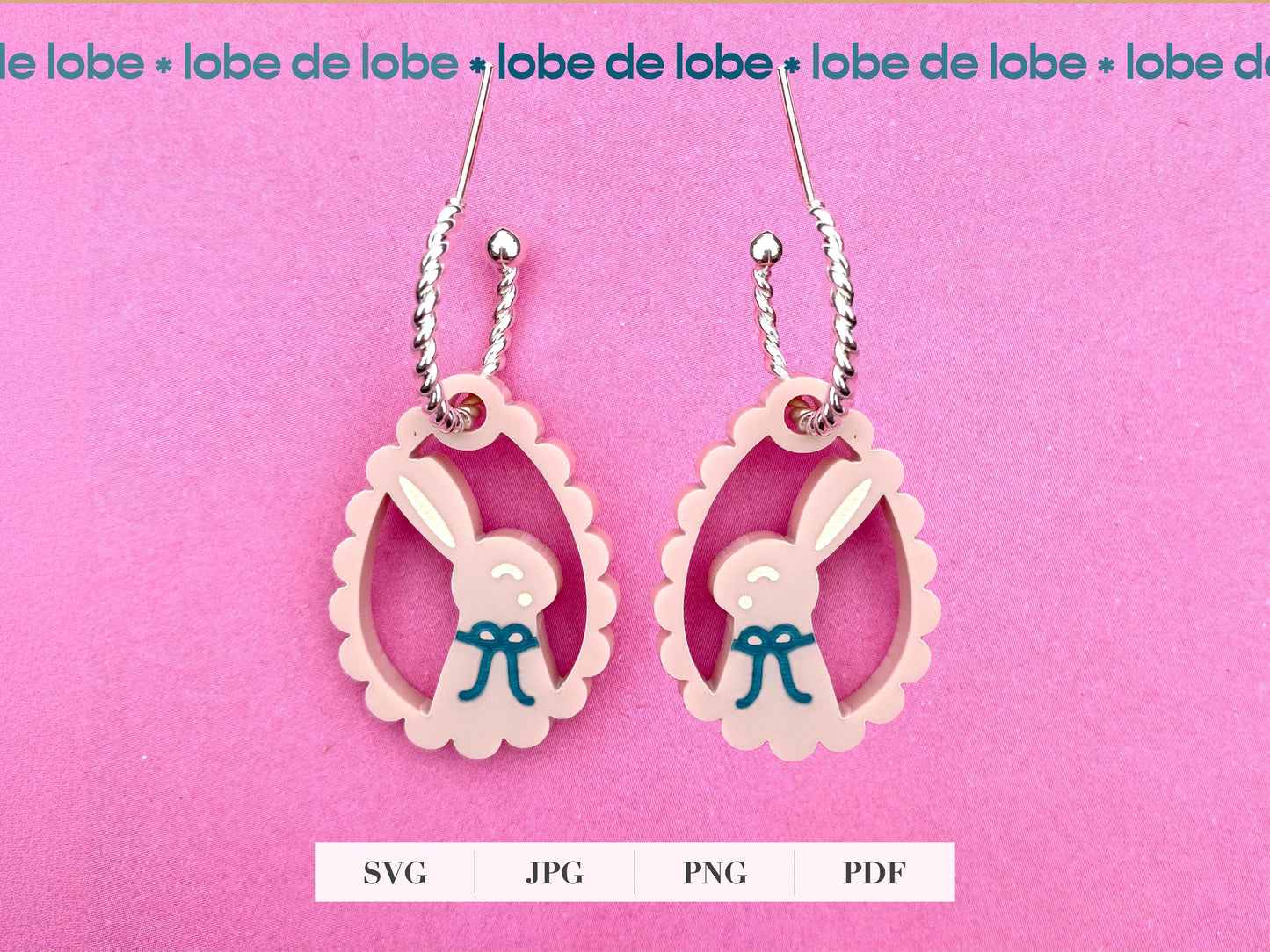 Easter Bundle Laser Engraved Earrings Digital Download