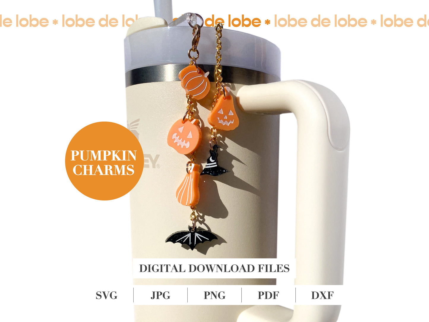Stanley Tumbler Halloween Charms Bundle Digital Files