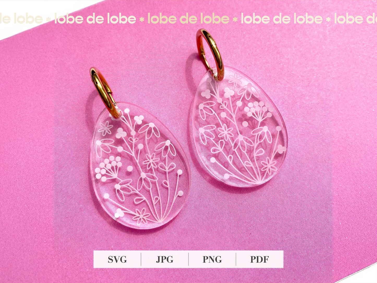 Easter Bundle Laser Engraved Earrings Digital Download