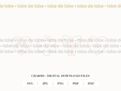 Cute Stanley Tumbler Charms Bundle Laser Cut Digital Download