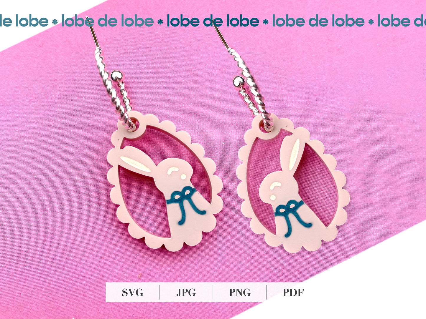 Easter Bundle Laser Engraved Earrings Digital Download