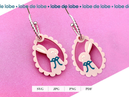 Easter Bundle Laser Engraved Earrings Digital Download
