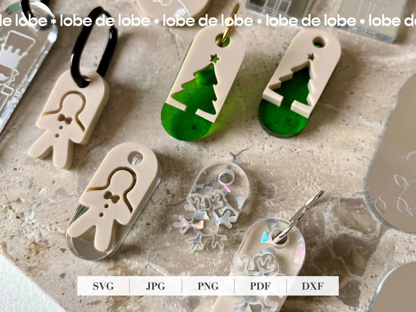 Laser Cut Design Files Cute Holiday Christmas Gingerbread earring SVG Files