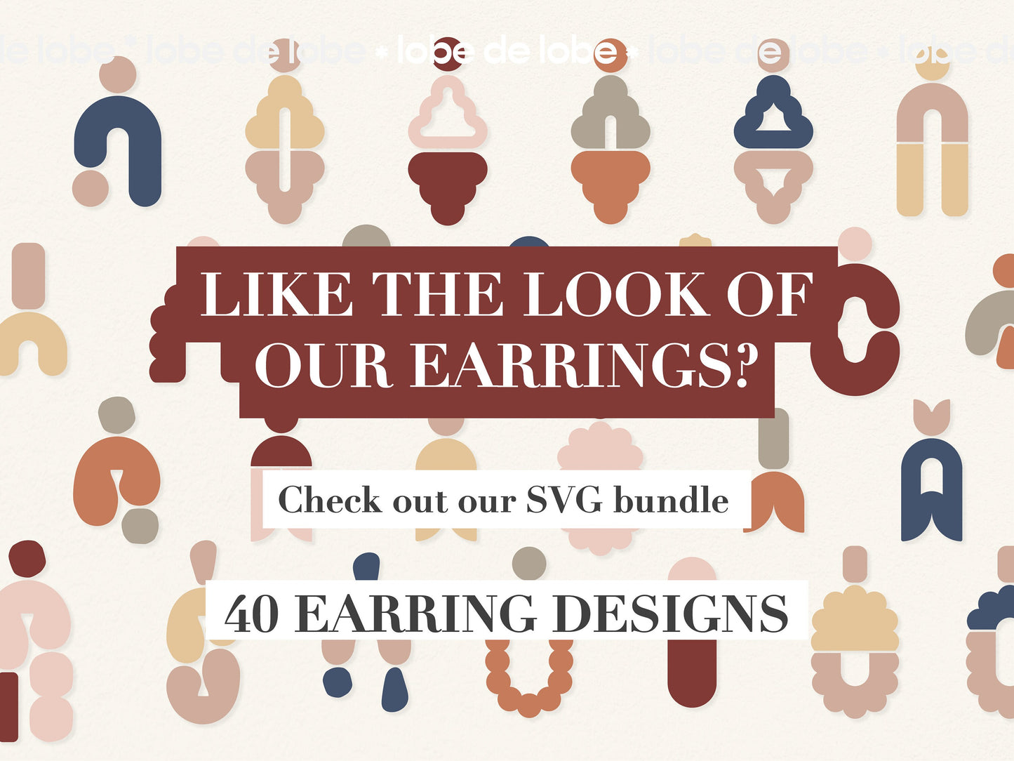 Boho Tulip Laser Cut Earrings Digital Download