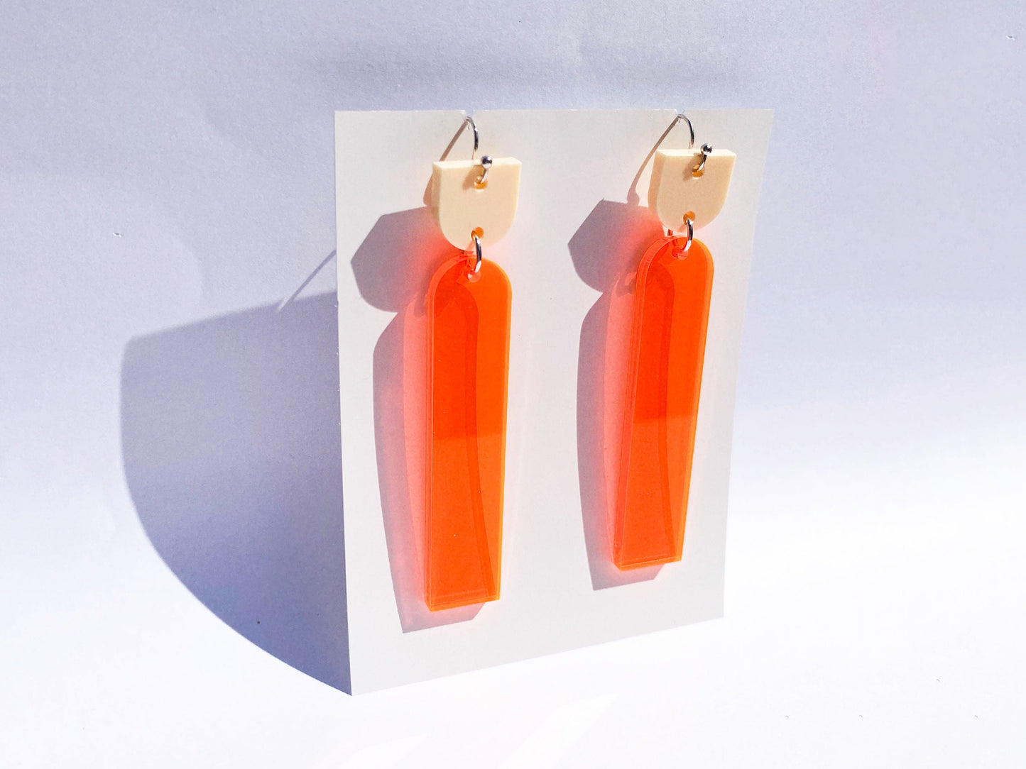 Retro Rectangle Dangle Laser Cut Earrings Digital Download