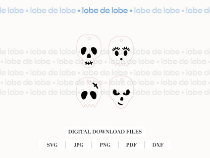 Halloween Sugar Skull Laser Engraved Tumbler Charms Digital Download
