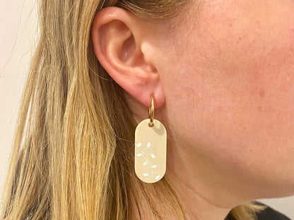 Holiday String Lights Laser Engraved Earrings Digital Download