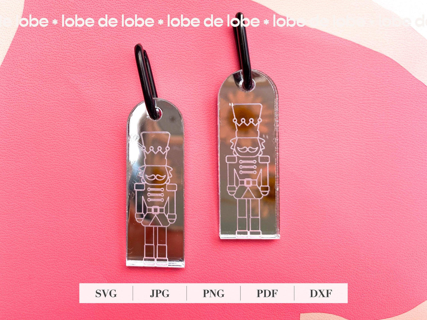 Holiday Nutcracker Bundle Laser Engraved Earrings Digital Download