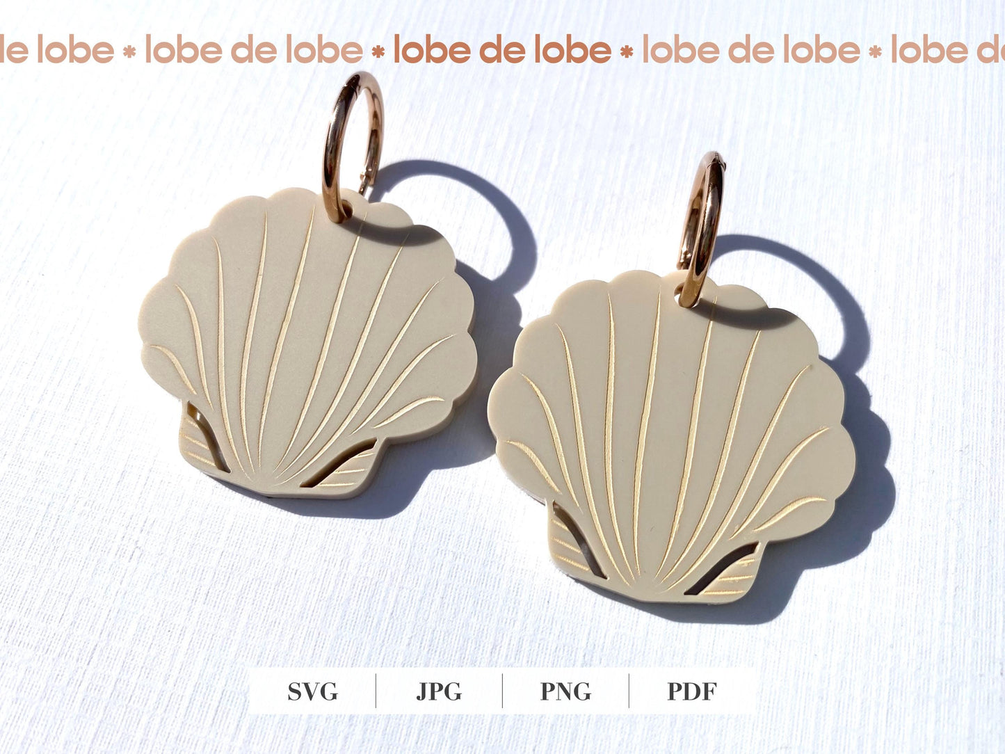 Summer Beach Coastal Bundle Laser Engraved Earrings Digital Download