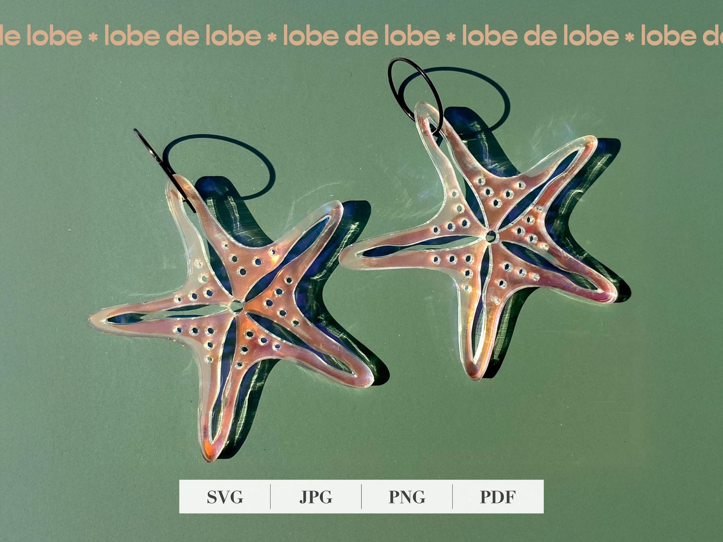 Summer Beach Coastal Bundle Laser Engraved Earrings Digital Download