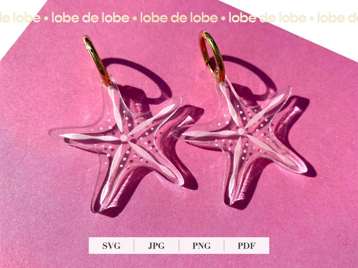 Summer Beach Ocean Bundle Laser Engraved Earrings Digital Download